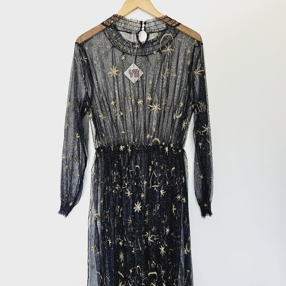 XXL Celestial Sheer Witchy Dress Plus Size - Picture 6 of 6